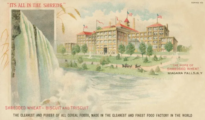 Framed Print : The Home of Shredded Wheat, Niagara Falls, NY State, USA Framed Print : The Home of Shredded Wheat, Niagara Falls, NY State, USA