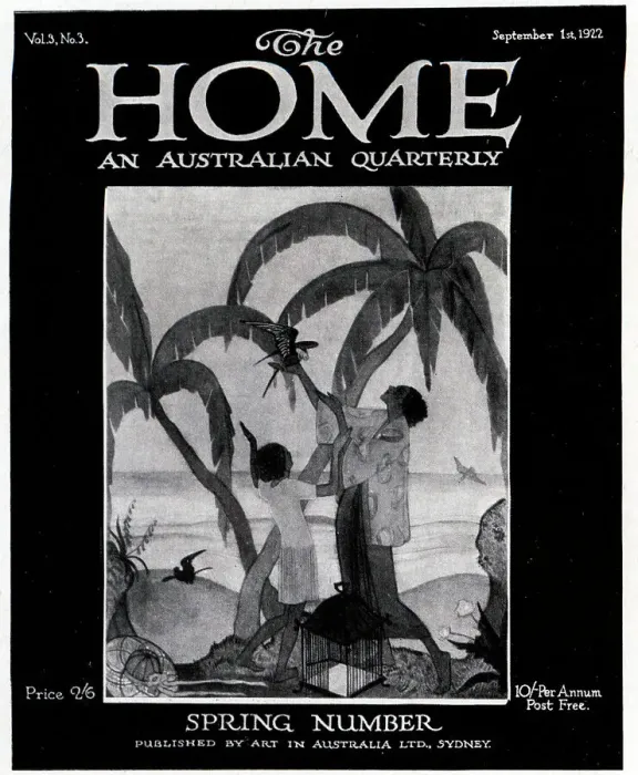 Framed Print : The Home Spring Magazine Cover 1922 Framed Print : The Home Spring Magazine Cover 1922