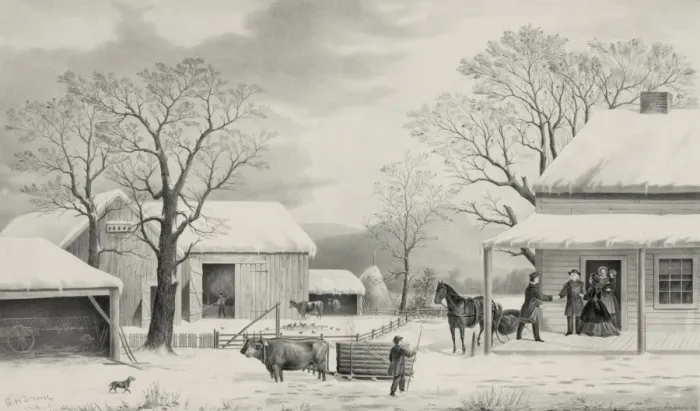 Framed Print : Home to Thanksgiving