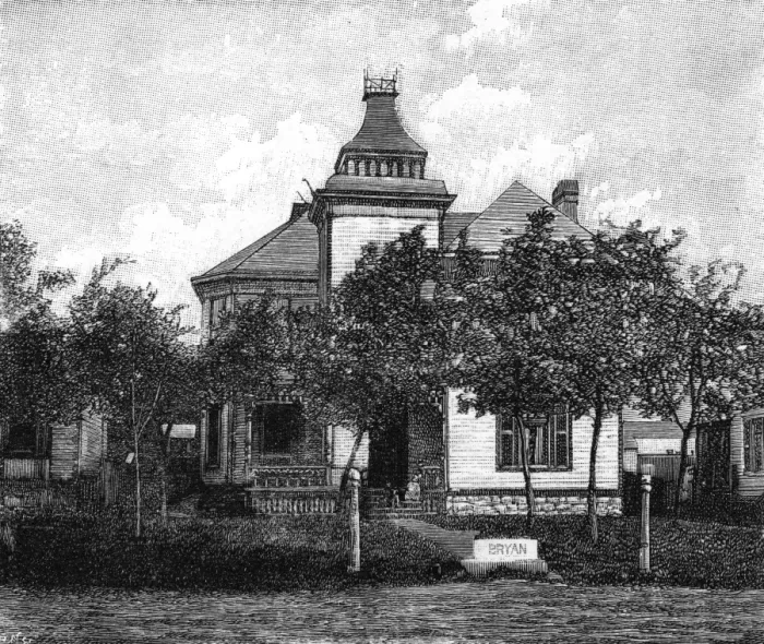 Framed Print : Home of William J Bryan Framed Print : Home of William J Bryan