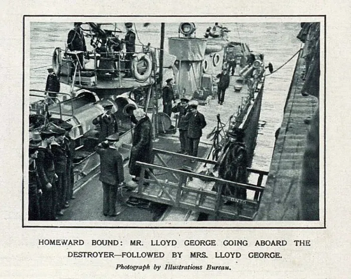 Framed Print : Homebound from Paris on the destroyer - February, 1919 Framed Print : Homebound from Paris on the destroyer - February, 1919