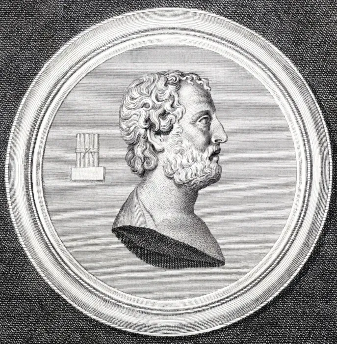 Framed Print : Homer / Profile / Basire Framed Print : Homer / Profile / Basire