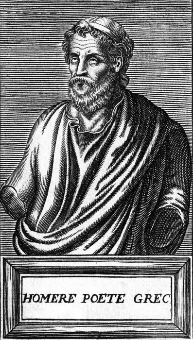 Framed Print : HOMER / THEVET / 1584 Framed Print : HOMER / THEVET / 1584