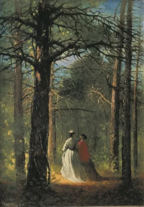 Framed Print : HOMER, Winslow (1830-1910). Waverly oaks. 1864 Framed Print : HOMER, Winslow (1830-1910). Waverly oaks. 1864