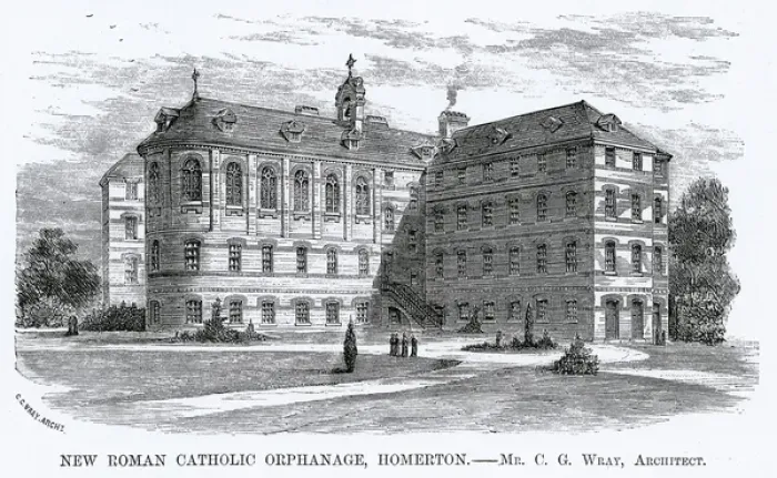 Framed Print : Homerton Roman Catholic Orphanage Design Framed Print : Homerton Roman Catholic Orphanage Design