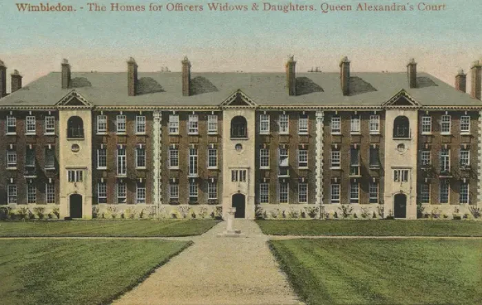 Framed Print : Homes for Officers Widows and Daughters, Wimbledon Framed Print : Homes for Officers Widows and Daughters, Wimbledon