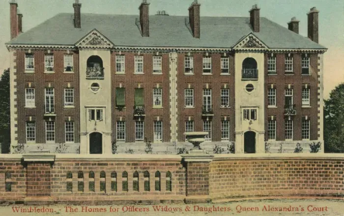 Framed Print : Homes for Officers Widows and Daughters, Wimbledon Framed Print : Homes for Officers Widows and Daughters, Wimbledon