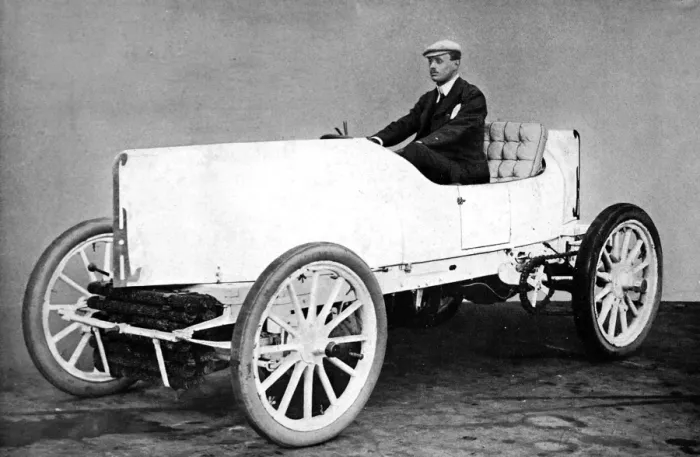 Framed Print : The Hon C. S. Rolls in his racing car Framed Print : The Hon C. S. Rolls in his racing car