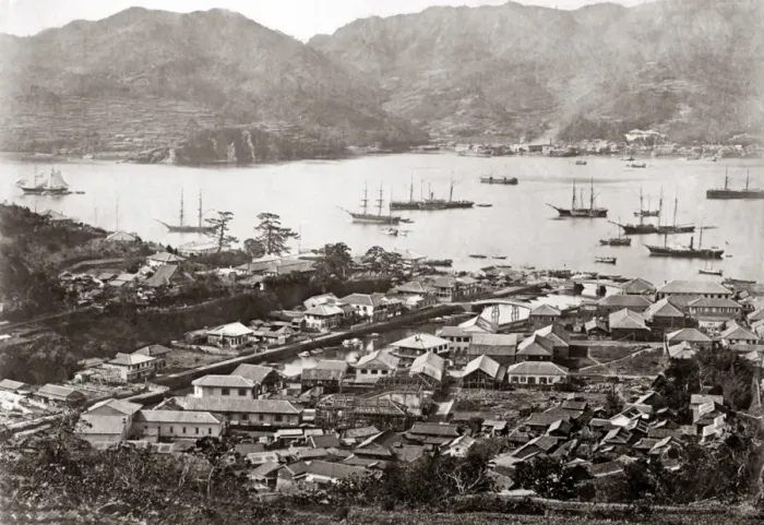 Framed Print : Hong Kong, circa 1870s Framed Print : Hong Kong, circa 1870s