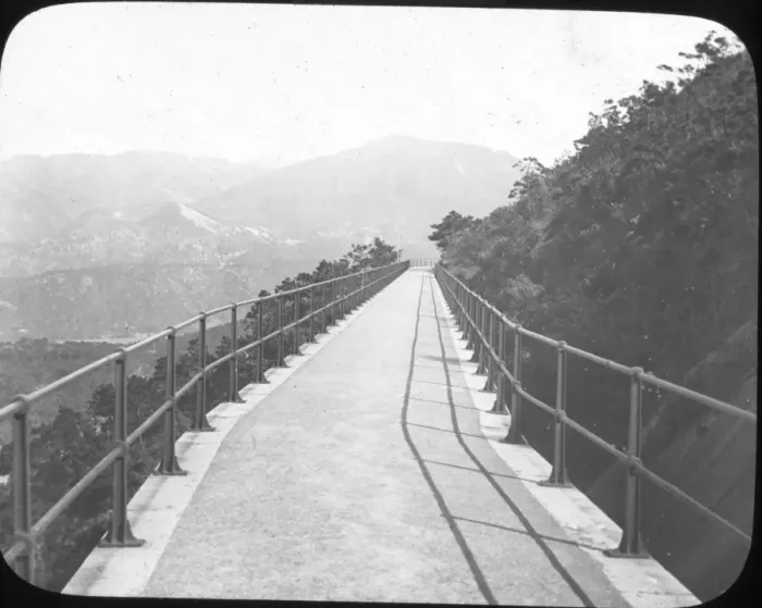 Framed Print : Hong Kong - View along road Framed Print : Hong Kong - View along road