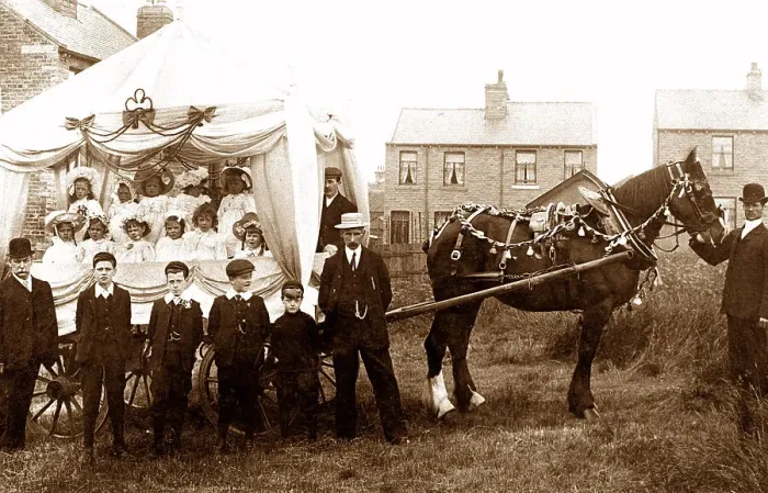 Framed Print : Honley Show early 1900s Framed Print : Honley Show early 1900s