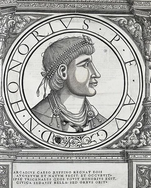 HONORIUS, Flavius (384-423). First Western Roman