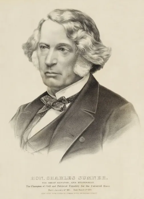 Framed Print : Honourable Charles Sumner Framed Print : Honourable Charles Sumner
