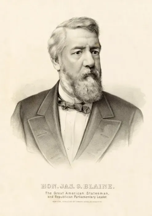 Framed Print : Honourable James G. Blaine Framed Print : Honourable James G. Blaine
