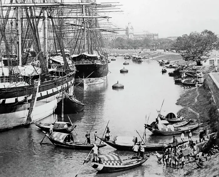 Framed Print : The Hooghly River, Bengal, India Framed Print : The Hooghly River, Bengal, India