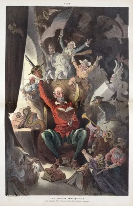 Framed Print : The Hoosier Don Quixote Framed Print : The Hoosier Don Quixote