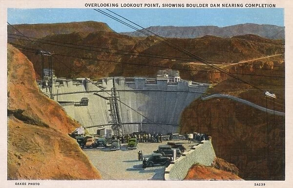 Hoover Dam, Nevada, USA - Nearing completion