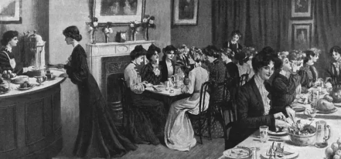 Framed Print : The Hope Club for women, 1904 Framed Print : The Hope Club for women, 1904