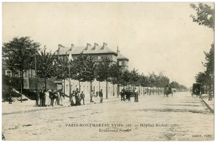 Framed Print : Hopital Bichat, Boulevard Ney, Montmartre, Paris, France Framed Print : Hopital Bichat, Boulevard Ney, Montmartre, Paris, France