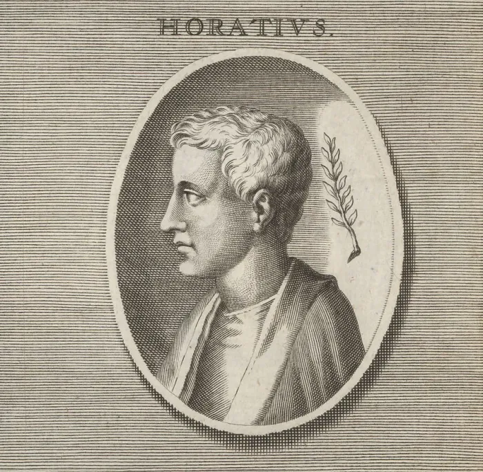 Framed Print : Horace, Roman lyric poet, 65-8 BC Framed Print : Horace, Roman lyric poet, 65-8 BC