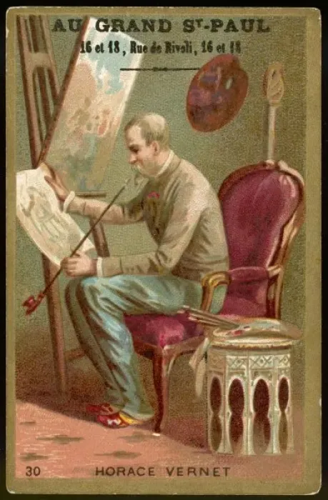 Framed Print : Horace Vernet Framed Print : Horace Vernet