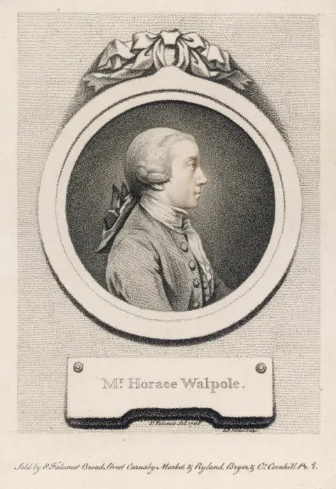 Framed Print : Horace Walpole / Falconet Framed Print : Horace Walpole / Falconet