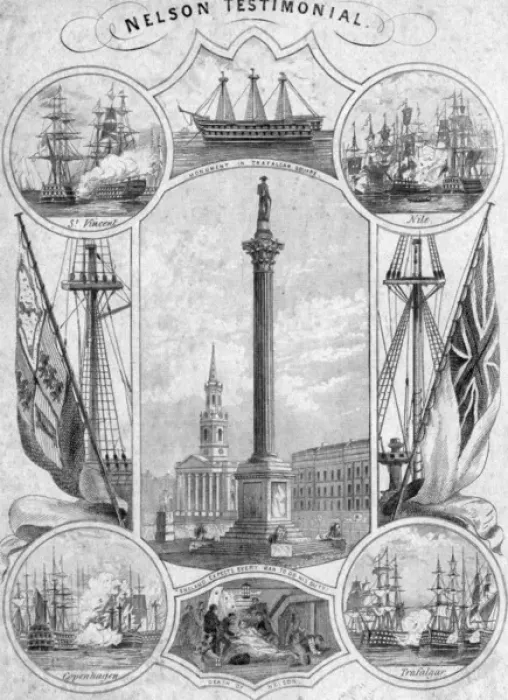 Framed Print : Horatio Nelson Testimonial Framed Print : Horatio Nelson Testimonial