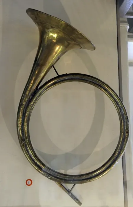 Framed Print : Horn. Brass instrument. Germany, 1747. Museum of History Framed Print : Horn. Brass instrument. Germany, 1747. Museum of History