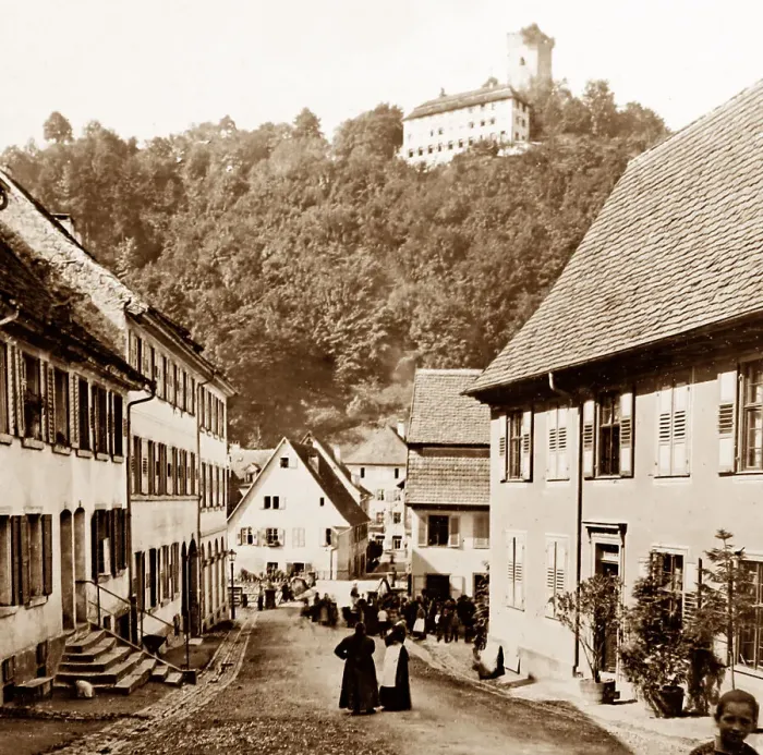 Framed Print : Hornberg, Germany, Victorian period Framed Print : Hornberg, Germany, Victorian period
