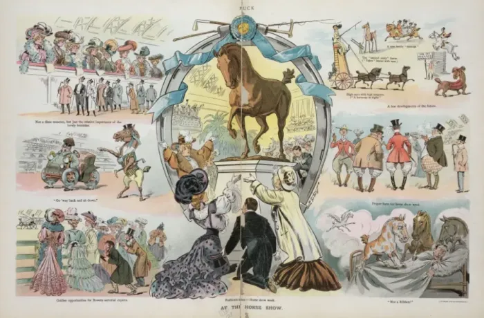 Framed Print : At the horse show Framed Print : At the horse show
