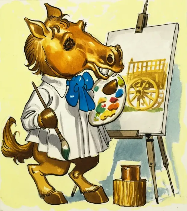 Framed Print : Horse artist Framed Print : Horse artist