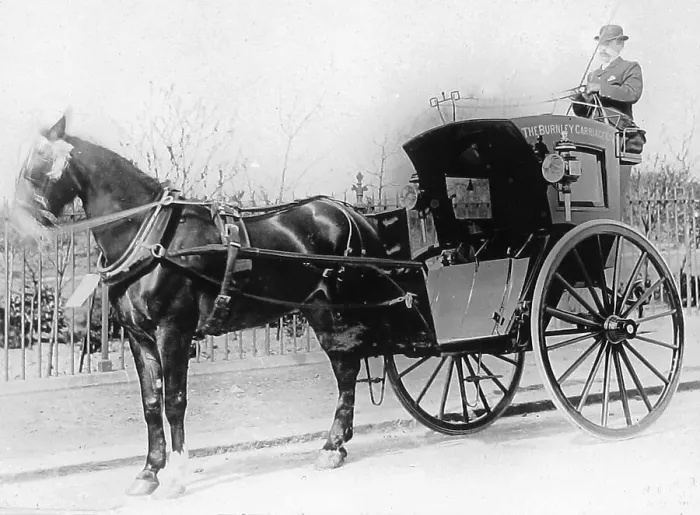 Framed Print : Horse cab, Burnley Carriage Company Framed Print : Horse cab, Burnley Carriage Company