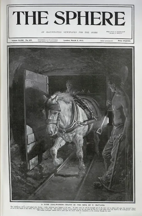 Framed Print : Horse in coalmine Framed Print : Horse in coalmine