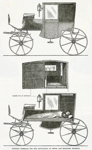 Horse-drawn ambulance 1867