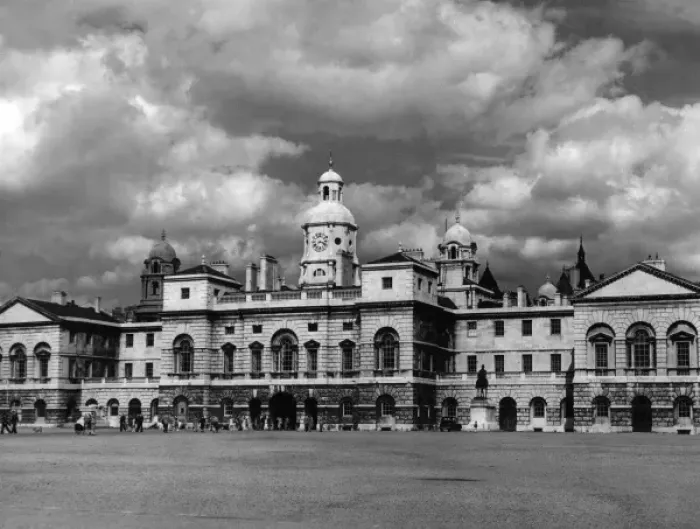 Framed Print : Horse Guards Floodlight