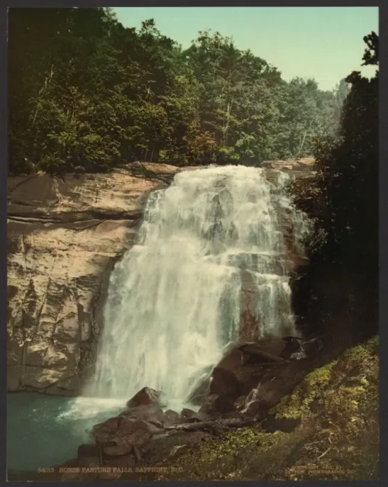 Framed Print : Horse Pasture Falls, Sapphire, N. C Framed Print : Horse Pasture Falls, Sapphire, N. C