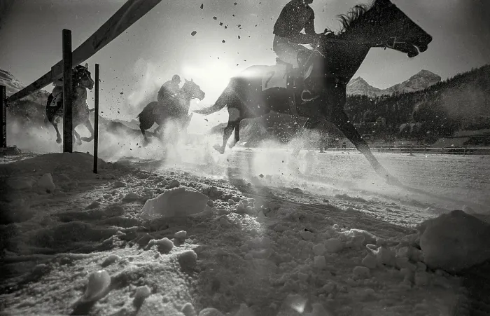 Framed Print : Horse race, St. Moritz, Switzerland Framed Print : Horse race, St. Moritz, Switzerland