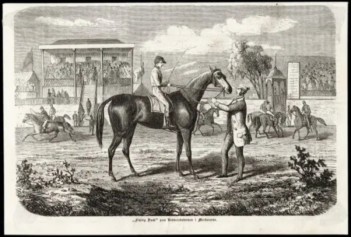 Framed Print : Horse Racing / Melbourne Framed Print : Horse Racing / Melbourne