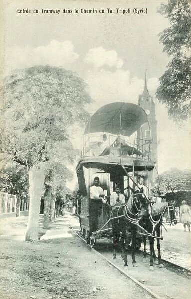 Horse Tram - Tal Tripoli, Lebanon