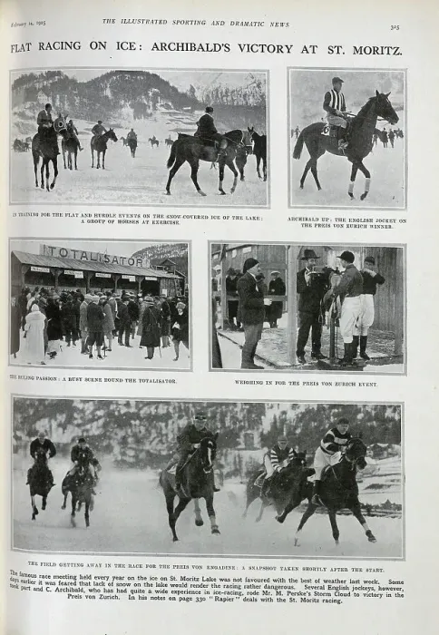 Framed Print : Horseracing on Ice Framed Print : Horseracing on Ice