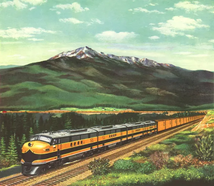 Framed Print : Horseshoe Curve Date: 1948 Framed Print : Horseshoe Curve Date: 1948