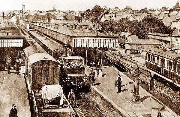 Horsham Railway Station probably Victorian period