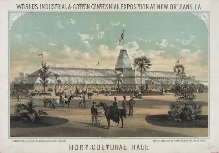 Framed Print : Horticultural Hall. Worlds Industrial & Cotton Centennial E Framed Print : Horticultural Hall. Worlds Industrial & Cotton Centennial E