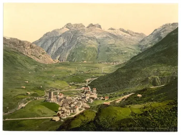 Framed Print : Hospenthal, Andermatt, Switzerland Framed Print : Hospenthal, Andermatt, Switzerland