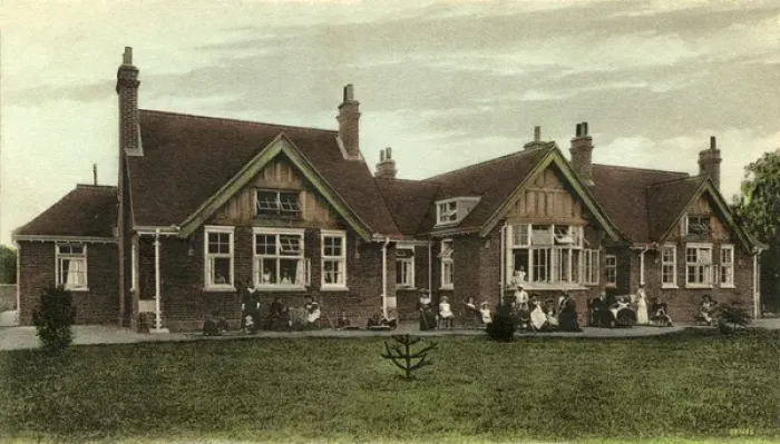 Framed Print : Hospital block at NCH Childrens Home Alverstoke, Hampshire Framed Print : Hospital block at NCH Childrens Home Alverstoke, Hampshire
