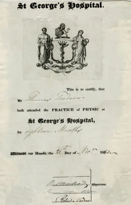 Framed Print : HOSPITAL CERTIFICATE Framed Print : HOSPITAL CERTIFICATE