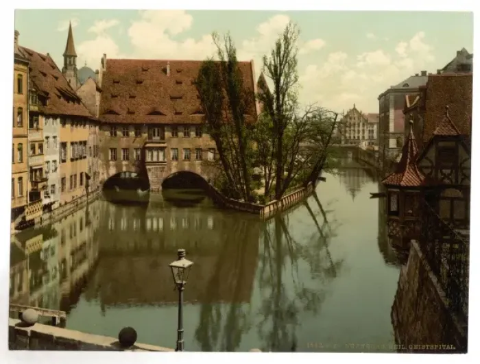 Framed Print : Hospital of the Holy Spirit, Nuremberg, Bavaria, Germany Framed Print : Hospital of the Holy Spirit, Nuremberg, Bavaria, Germany