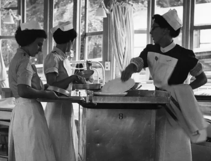 Framed Print : Hospital Meals Framed Print : Hospital Meals