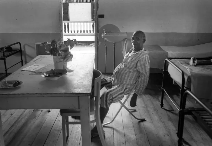 Framed Print : Hospital patient, West Indies Framed Print : Hospital patient, West Indies