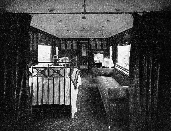 Hospital saloon on the London and North Western Railways